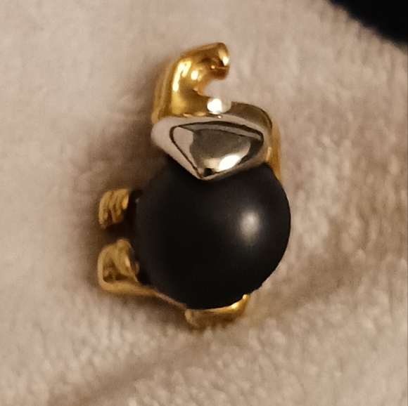 Vintage Elephant Carmel Jelly Belly Tac Pin - Picture 2 of 3